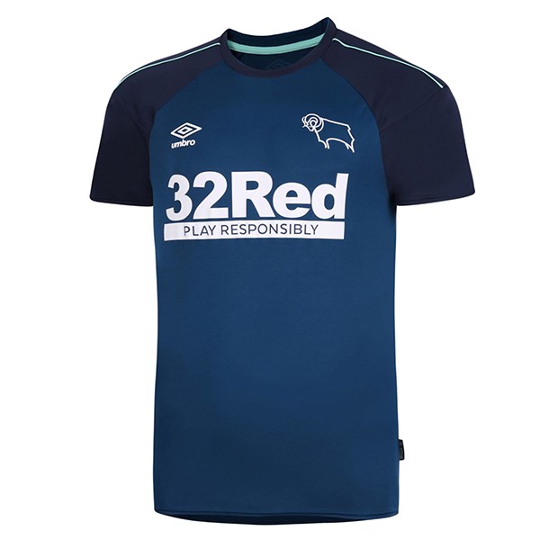 Tailandia Camiseta Derby County Segunda Equipación 2020-2021 Azul